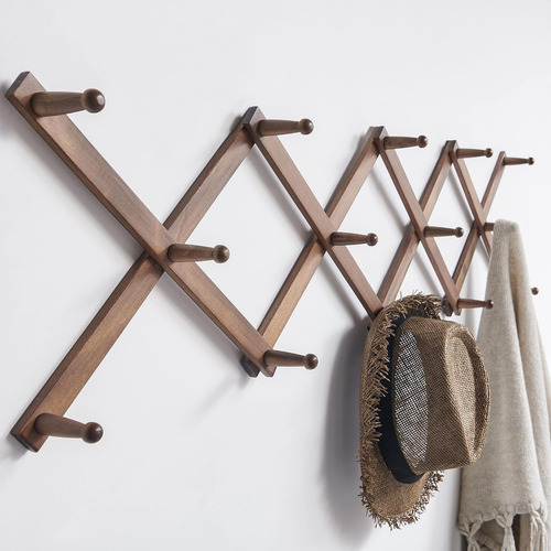 Skoloo Colgador De Pared En Acordeón, Perchero Ampliable Mod