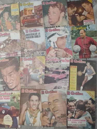 Lote 16 Revistas * El Grafico * Diferentes - Del Año 1965