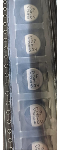 (10x) Capacitor Eletrolítico Smd 47uf 50v 8x10mm