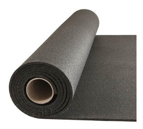 Piso De Caucho Rollo 10 Mt X 3 Mm De Grosor Epdm