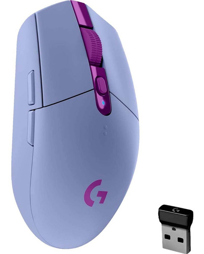 P Mouse Wireless Logitech G305 12000 Dpi Gaming Color LILA