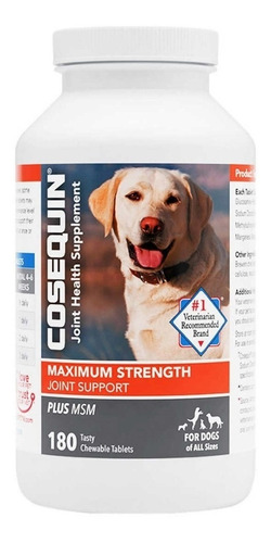 Cosequin 180 Tab Perros Glucosamina Condroitina Msm Mascotas
