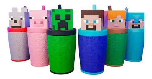 Pack Archivos Stl Vasos Minecraft - Stl Vasos Minecraft