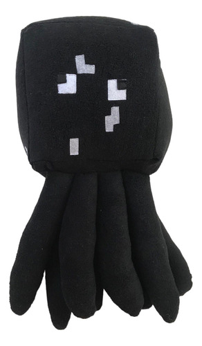 Peluche Pulpo Minecraft De 40cm Negro O Azul