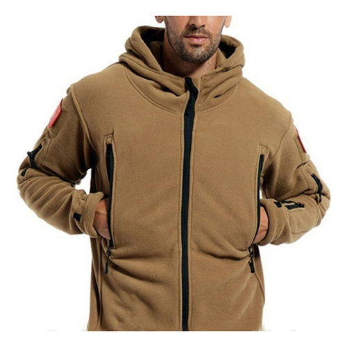 Chaqueta De Forro Polar Térmico Para Hombre, Táctica, Suave