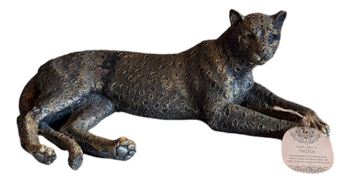 Escultura Animal De Leopardo 