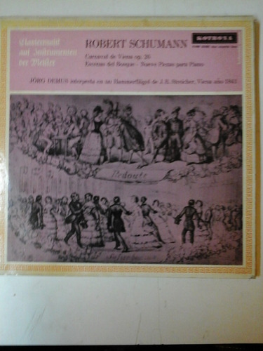 Vinilo 4395 - Robert Schumann - Jörg Demus Piano 