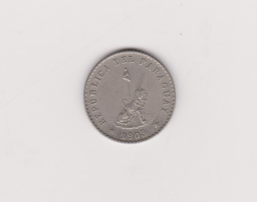Moneda Paraguay 10 Centavos Año 1903 Excelente