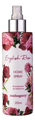 Aromatizador De Ambiente Home Spray English Rose Mahogany