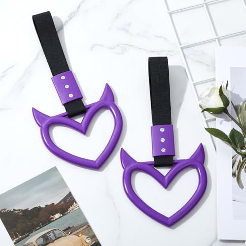 2 Piezas De Anillo De Mango De Corazón Para Parachoques De A
