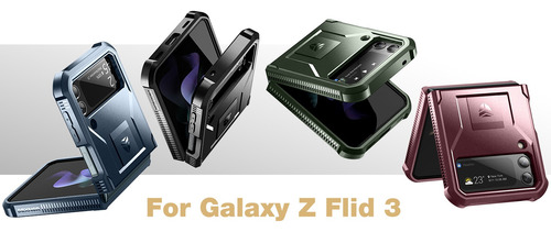 Funda Dexnor Para Samsung Galaxy Z Flip3 Con Clip De Espald