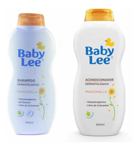 1 Shampoo + 1 Acondicionador Baby Lee Manzanilla Pack