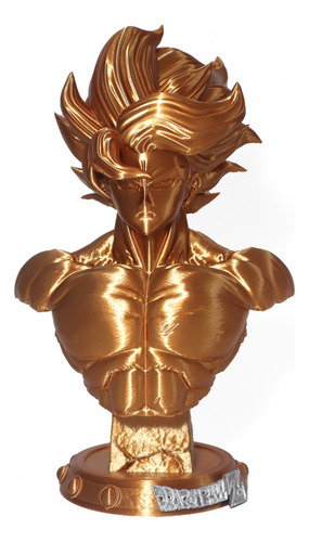 Busto Goku Súper Sayajin Impreso En 3d