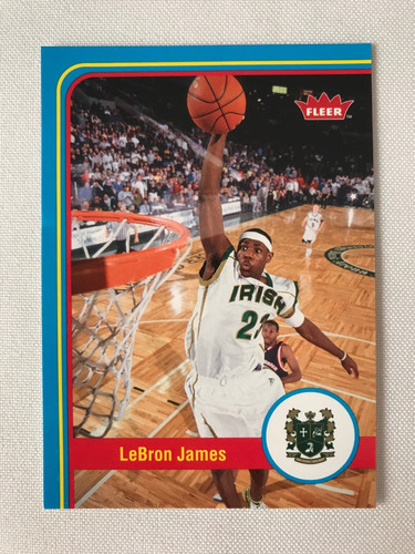 Lebron James Fleer Retro #2 2013 Nba Basketball Trading Card (Usado)
