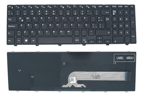 Teclado Para Dell Iinspiron 15-5555 15-3567 Sn7234uk 071m2c Negro Español
