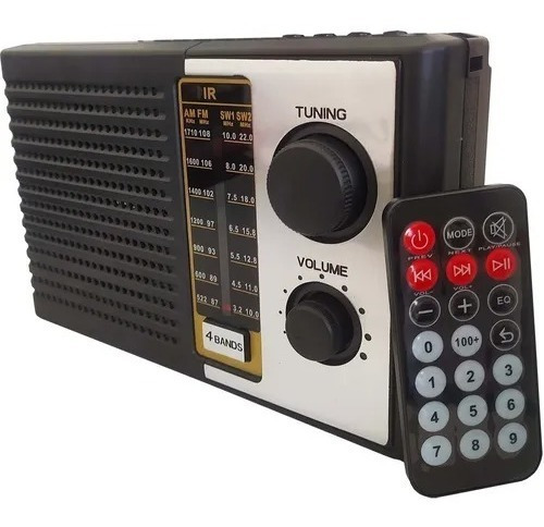 Radio Am Fm Parlante Usb Mp3 Electrico Recargable + Control!