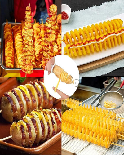 Cortador De Papas De 12 Rebanadas, Cuchillo De Atatas Fritas