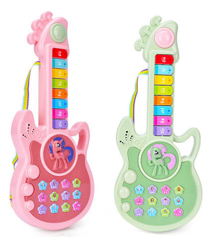Np Guitarra De Juguete Musical For Niños Con Luz, 1 Piezas