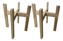 Comprar Set  2 Maceteros Iguales Soportes De Macetas Para Plantas