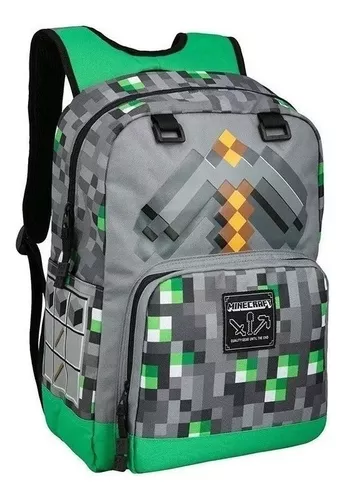 Mochila Escolar Creeper Minecraft — El Bastión Del Sur