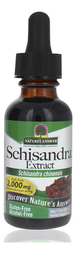Suplemento Nature's Answer Schisandra Berry 2000 Mg 30 Ml