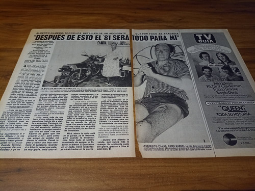(ar030) Alberto Olmedo * Clippings Revista 2 Pgs * 1981