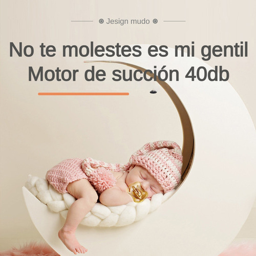 Extractor De Leche Eléctrico Portátil Invisible Electric Manos Libres 3 Modos 9 Niveles Rosa Hewo