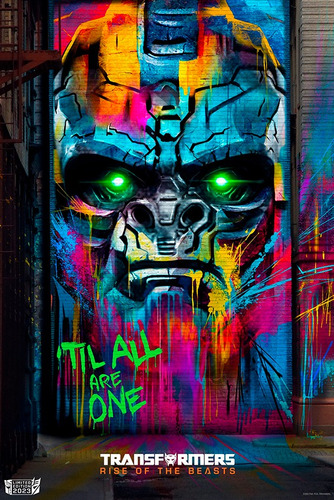 Poster Transformers Rise Of The Beasts Edicion Limitada 2023
