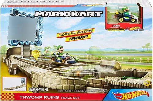 Hot Wheels Pista De Mario Kart Original Mattel Escala 1/64