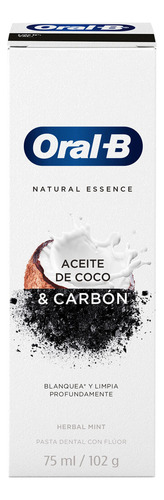 Pasta Dental Oral-b Natural Essence Herbal Mint Con Aceite D
