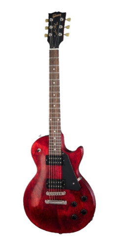 Imagen 1 de 3 de Guitarra eléctrica Gibson Les Paul Faded de arce/caoba 2018 worn cherry brillante con diapasón de palo de rosa