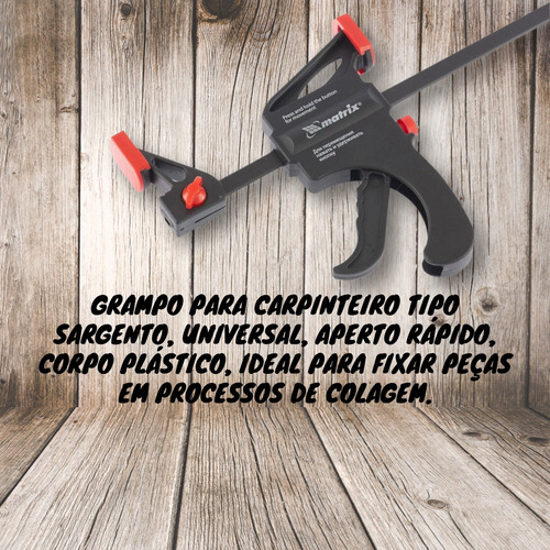 Kit 2 Grampo Sargento Aperto Rápido Marceneiro Garra 315mm
