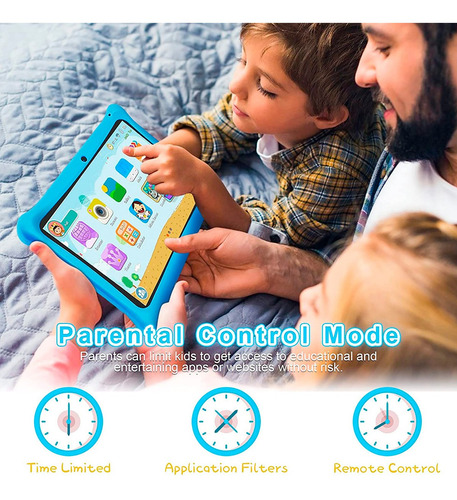 Imagen 4 de 6 de Tablet Qunyico Y10 Kids Quad Core 10,1'' 2gb 32gb 8mp+2mp