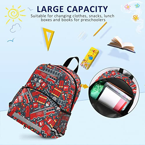 Mochila Para Coche De Bomberos Fisyme, Mochila Escolar Para