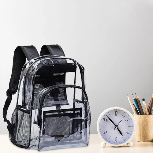 Mochila Transparente E Con Gran Capacidad Para Hombres Y 100