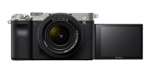 Imagen 3 de 5 de Sony Kit Alpha 7C + lente SEL2860 ILCE-7CL compacta avanzada color plata