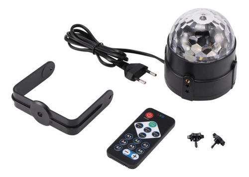 Mini Bola De Disco Giratoria Audiritmica Led Party Light Rgb Rgb