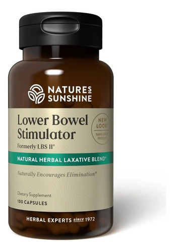 Nature's Sunshine Lower Bowel Stimulator Lbsii 100caps Sabor Neutro