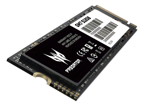 Unidad Ssd M.2 Predator Bl.9bwwr.117 512gb Nvme 7200mb/s Color Otro