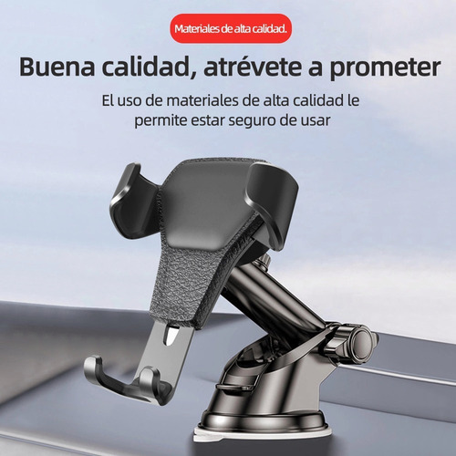 Imagen 8 de 9 de Soporte Base Ajustable Celular Auto Carro Porta Automovil