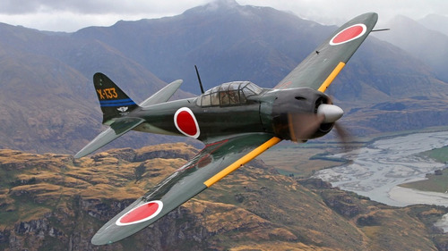 Plano Mitsubishi A6m Zero,