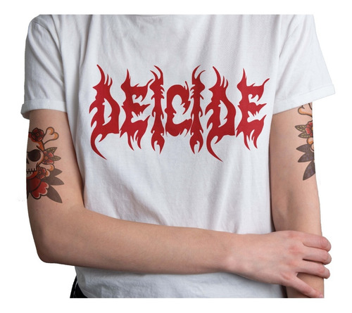 Polera Deicide Hombre Mujer Banda Rock Metal Pop 2