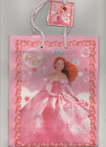 Bolsas De Regalo Con Motivo De 15 Años - Pack 20 Unidades