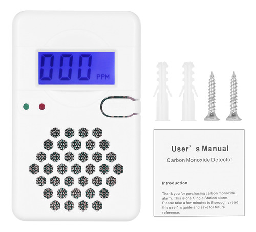 Detector De Alarma De Gas, Monóxido, Hogar, Minioficina, Car