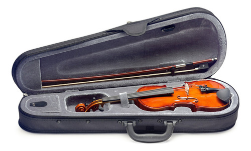 ViolĂn 3/4 De Arce Macizo Con Estuche Blando Stagg Vn-3/4