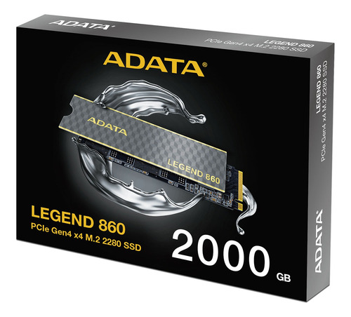 Unidad De Estado Sólido Adata Legend 860 De 2tb, M.2 Nvme