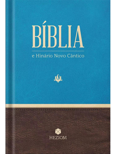 Bíblia E Hinário Novo Cântico - Azul (ara)