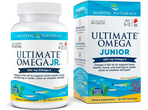 Imagem 1 de 9 de Nordic Naturals - Ultimate Omega Junior 680mg Omega 3.