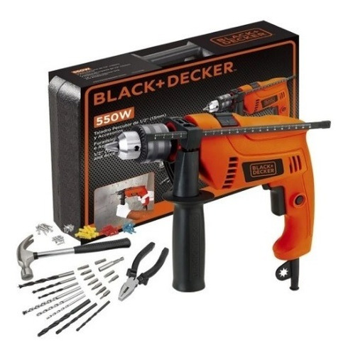 Kit Furadeira De Impacto 82 Peças Black+decker Hd555k88