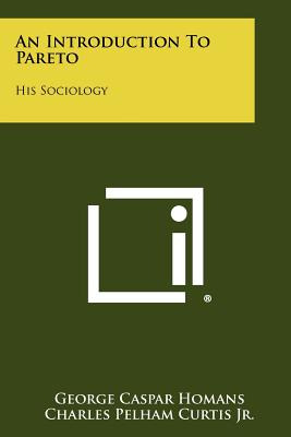 Libro An Introduction To Pareto: His Sociology - Homans, ...